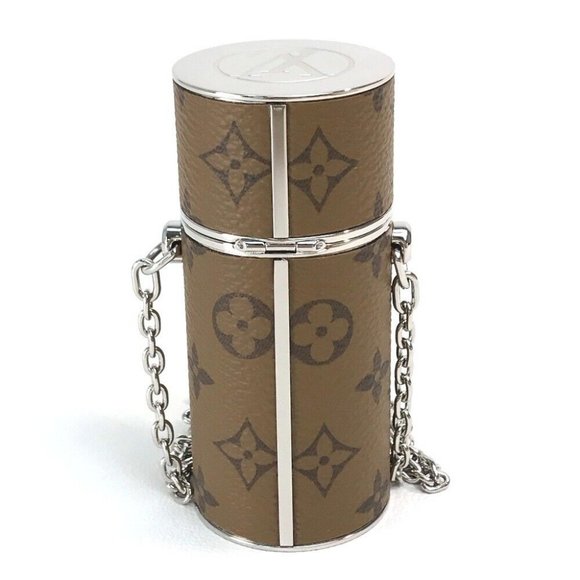 LOUIS VUITTON Monogram reverse Lipstick case Necklace accessory case - Picture 5 of 12